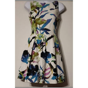 Donna Saggia Watercolor Flower Dress Size S